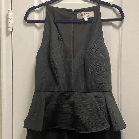 Vintage Badgley Mischka Black Cocktail Dress - Picture 3 of 3